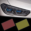 Honeycomb Rear Tail Light Reflective Decorative Sticker 48x30cm(Laser)