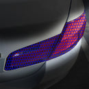 Honeycomb Rear Tail Light Reflective Decorative Sticker 48x30cm(Laser)