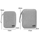 Baona Smart Watch Strap Data Cable Portable Storage Bag For Apple Watch, Specification: Small (Gray)