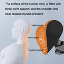 A09 Car Seat Headrest Memory Foam Comfortable Neck Pillow, Style: With Stand (White)