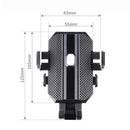 Central Control Cup Holder Adjustable Length Mobile Phone Bracket Car Navigation Bracket(Black)