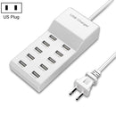 USB Multi-port Charger Mobile Phone Fast Charging Universal Fast Adapter 10 Interface US Plug