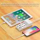 USB Multi-port Charger Mobile Phone Fast Charging Universal Fast Adapter 10 Interface US Plug