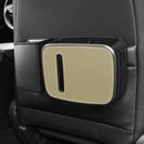 Car Drain Tissue Box Umbrella Storage Pocket Bag Storage Box Car Trash Can(Beige)