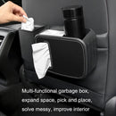 Car Drain Tissue Box Umbrella Storage Pocket Bag Storage Box Car Trash Can(Back)