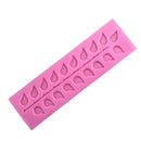 5 PCS Long Strip Lace Tree Leaf Fondant Silicone Mold