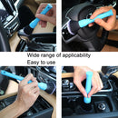 4 PCS Car Details Soft Bristle Interior Brush Crevice Cleaning Brush, Style: Short Red Handle