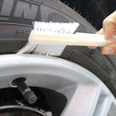 10 PCS Car Head Engine Brush Double-Sided Groove Brush(White)