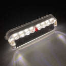 2 PCS LED Solar Decorative Night Vibration Lighting Warning strobe Lamp(White)