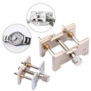 2 In 1 Watch Movement Holder Clip Base Metal Multi Function Vise Clamp(Copper Set)