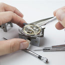 2 In 1 Watch Movement Holder Clip Base Metal Multi Function Vise Clamp(Copper Set)