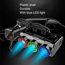 MEICHELE Car Cigarette Lighter Charger Dual USB 1A+2.1A With Switch(Black Voltage Version)