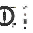 SYNCO S8 Lavalier Live Wired Microphone, Spec: Black