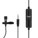 SYNCO S8 Lavalier Live Wired Microphone, Spec: Black + Type-C