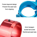ZTTO Folding Bicycle Seatpost Clamp Retrofit Accessories, Color: 40.8mm (Red)