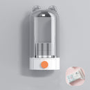 Automatic Push Type Transparent Cosmetic Cotton Storage Box With 50 Cotton Pads(Ivory White)