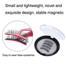 10PCS Eyelashed Stainless Steel Eyelash Tweezers Grafting Fake Eyelash Auxiliary(Black)