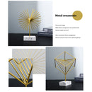 BJ1481 Wrought Iron Three-dimensional Ornament, Spec: Large Meteor Years