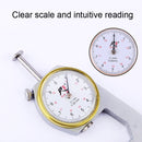 CHIXI Handheld Thickness Gauge Paper Thickness Gauge, Specification: Boutique 0-10mm Flat Head