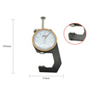 CHIXI Handheld Thickness Gauge Paper Thickness Gauge, Specification: Ordinary 0-20mm Flat Head
