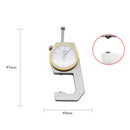 CHIXI Handheld Thickness Gauge Paper Thickness Gauge, Specification: Mid-range 0-20mm Pointed Head