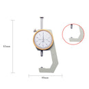 CHIXI Handheld Thickness Gauge Paper Thickness Gauge, Specification: Mid-range 0-30mm Pointed Head