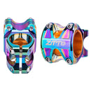 ZTTO Mountain Bike CNC Colorful Hollow Aluminum Alloy Short Riser(35mm)