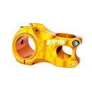 ZTTO Bicycle Handlebar Hollow 0 Degree Short Riser(Gold)