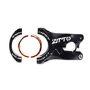 ZTTO Bicycle Handlebar Hollow 0 Degree Short Riser(Gold)