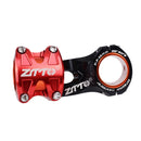 ZTTO Bicycle Handlebar Hollow 0 Degree Short Riser(Black)