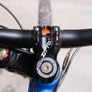 ZTTO Bicycle Handlebar Hollow 0 Degree Short Riser(Black)