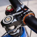 ZTTO Bicycle Handlebar Hollow 0 Degree Short Riser(Red)