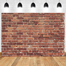 2.1m x 1.5m Retro Red Brick Wall Photo Background