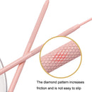 3PCS Stainless Steel Heart Shaped Grafting Eyelashes Inspection Mirror Beauty Tool(Fresh Green)