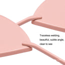 3PCS Stainless Steel Heart Shaped Grafting Eyelashes Inspection Mirror Beauty Tool(Purple)