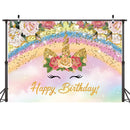 2.1m x 1.5m Unicorn Photography Background Cloth(3285)