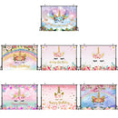 2.1m x 1.5m Unicorn Photography Background Cloth(3279)