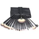 24 PCS / Set Beauty Makeup Brushes Tools Kit(Black)
