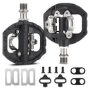 WEST BIKING Mountain Bike Aluminum Alloy Bearing Single-sided Self-locking Pedal(Black)