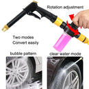 High Pressure Car Wash Hose Telescopic Watering Sprinkler, Style: H2+3 Connector+5m Tube