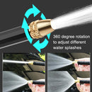 High Pressure Car Wash Hose Telescopic Watering Sprinkler, Style: H2+3 Connector+5m Tube