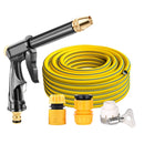 High Pressure Car Wash Hose Telescopic Watering Sprinkler, Style: H2+3 Connector+20m Tube