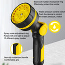 10 Functional Watering Sprinkler Head Household Water Pipe, Style: D6+4 Connector+15m 4-point Tube
