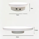 Photography Electric Turntable Automatic Rotating Display Stand,Style: Plug -in 2 In 1 14/20 cm