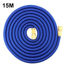 Household Garden Water Pipe 3X Telescopic TPE Car Washing Water Pipe, Style: Copper Plating 15m