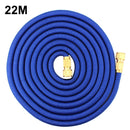 Household Garden Water Pipe 3X Telescopic TPE Car Washing Water Pipe, Style: Copper Plating 22m