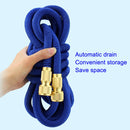 Household Garden Water Pipe 3X Telescopic TPE Car Washing Water Pipe, Style: Copper Plating 22m