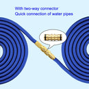 Household Garden Water Pipe 3X Telescopic TPE Car Washing Water Pipe, Style: Copper Plating 30m
