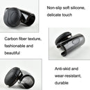 2PCS Automotive Silicone Bearing Steering Wheel Booster(Black)