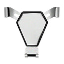 JQ00039 Metal Car Gravity Air Outlet Mobile Phone Holder(Silver)